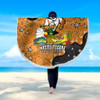 Wests Tigers Custom Beach Blanket - Australian Big Things Beach Blanket