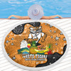 Wests Tigers Custom Beach Blanket - Australian Big Things Beach Blanket