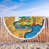 Gold Coast Titans Custom Beach Blanket - Australian Big Things Beach Blanket