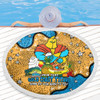 Gold Coast Titans Custom Beach Blanket - Australian Big Things Beach Blanket