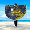 North Queensland Cowboys Custom Beach Blanket - Australian Big Things Beach Blanket