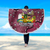 Queensland Cane Toads Custom Beach Blanket - Australian Big Things Beach Blanket