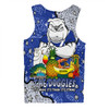 Canterbury-Bankstown Bulldogs Custom Men Singlet - Australian Big Things Men Singlet