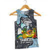 Cronulla-Sutherland Sharks Custom Men Singlet - Australian Big Things Men Singlet