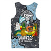 Cronulla-Sutherland Sharks Custom Men Singlet - Australian Big Things Men Singlet