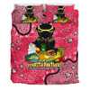Penrith Panthers Custom Bedding Set - Australian Big Things (Pink) Bedding Set