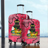 Penrith Panthers Custom Luggage Cover - Australian Big Things (Pink) Luggage Cover