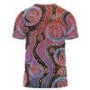 Australia Aboriginal T-shirt - Aboriginal Background Featuring Dot Design T-shirt