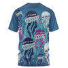 Australia Aboriginal T-shirt - Aboriginal Art Painting With Jellyfish T-shirt