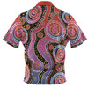 Australia Aboriginal Hawaiian Shirt - Aboriginal Background Featuring Dot Design Hawaiian Shirt