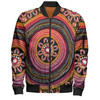 Australia Aboriginal Bomber Jacket - Aboriginal Dot Art Design Bomber Jacket