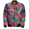 Australia Aboriginal Bomber Jacket - Australian Hakea Flower Artwork Bomber Jacket