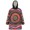 Australia Aboriginal Snug Hoodie - Aboriginal Showcasing Dot Art Design Snug Hoodie