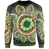 Australia Aboriginal Sweatshirt - Aboriginal Art Painting Decorated With The Colorful Dots Sweatshirt