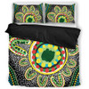 Australia Aboriginal Bedding Set - Aboriginal Art Painting Decorated With The Colorful Dots Bedding Set