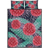 Australia Aboriginal Quilt Bed Set - Australian Hakea Flower Artwork Quilt Bed Set