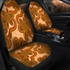 Australia Aboriginal Car Seat Cover - Aboriginal Art Background Connection Concept Car Seat Cover