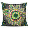 Australia Aboriginal Pillow Cases - Aboriginal Art Painting Decorated With The Colorful Dots Pillow Cases