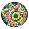 Australia Aboriginal Round Rug - Aboriginal Art Painting Decorated With The Colorful Dots Round Rug