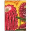 Australia Aboriginal Area Rug - Aboriginal Dot Art Of Australian Native Banksia Flower Area Rug