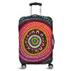 Australia Aboriginal Luggage Cover - Aboriginal Showcasing Dot Art Design Luggage Cover