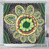 Australia Aboriginal Shower Curtain - Aboriginal Art Painting Decorated With The Colorful Dots Shower Curtain
