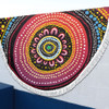 Australia Aboriginal Beach Blanket - Aboriginal Showcasing Dot Art Design Beach Blanket