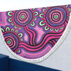Australia Aboriginal Beach Blanket - Dot Patterns From Indigenous Australian Culture Beach Blanket