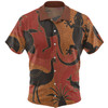 Australia Aboriginal Hawaiian Shirt - Aboriginal Dot Art With Animals Hawaiian Shirt