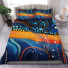 Australia Dreaming Aboriginal Bedding Set - Colorful Aboriginal With Indigenous Patterns Inspired Bedding Set