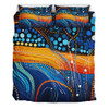 Australia Dreaming Aboriginal Bedding Set - Colorful Aboriginal With Indigenous Patterns Inspired Bedding Set