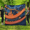 Australia Dreaming Aboriginal Quilt - Aboriginal Culture Indigenous Dot Art Painting Inspired Quilt