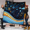 Australia Dreaming Aboriginal Quilt - Aboriginal Culture Indigenous Dot Painting Art Inspired Quilt