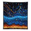 Australia Dreaming Aboriginal Quilt - Aboriginal Dreaming Dot Painting Art Color Inspired Quilt