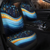 Australia Dreaming Aboriginal Car Seat Cover - Aboriginal Culture Indigenous Dot Painting Art Inspired Car Seat Cover