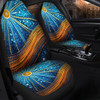 Australia Dreaming Aboriginal Car Seat Cover - Aboriginal Culture Indigenous Dot Painting Inspired Car Seat Cover