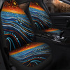 Australia Dreaming Aboriginal Car Seat Cover - Aboriginal Culture Indigenous Dreaming Dot Painting Art Inspired Car Seat Cover