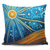 Australia Dreaming Aboriginal Pillow Cases - Aboriginal Culture Indigenous Dot Painting Inspired Pillow Cases