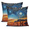 Australia Dreaming Aboriginal Pillow Cases - Aboriginal Culture Indigenous Land Dot Painting Art Inspired Pillow Cases