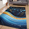 Australia Dreaming Aboriginal Area Rug - Aboriginal Culture Indigenous Dot Painting Art Inspired Area Rug