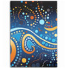 Australia Dreaming Aboriginal Area Rug - Aboriginal Culture Indigenous Dot Painting Color Inspired Area Rug