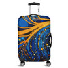 Australia Dreaming Aboriginal Luggage Cover - Aboriginal Indigenous Culture Dot Painting Art Inspired Luggage Cover
