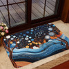 Australia Dreaming Aboriginal Doormat - Aboriginal Culture Indigenous Trees Dot Painting Art Inspired Doormat