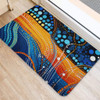 Australia Dreaming Aboriginal Doormat - Colorful Aboriginal With Indigenous Patterns Inspired Doormat