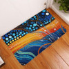 Australia Dreaming Aboriginal Doormat - Colorful Aboriginal With Indigenous Patterns Inspired Doormat