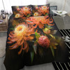 Australia Waratah Bedding Set - Waratah Oil Painting Abstract Ver1 Orange Version Bedding Set