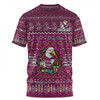 Manly Warringah Sea Eagles Christmas Custom T-shirt - Aussie Chrissie Spirit T-shirt