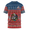 Sydney Roosters Christmas Custom T-Shirt - Aussie Chrissie Spirit T-Shirt
