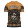 Wests Tigers Christmas Custom T-shirt - Aussie Chrissie Spirit T-shirt
