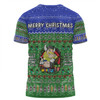 Canberra Raiders Christmas Custom T-shirt - Aussie Chrissie Spirit T-shirt